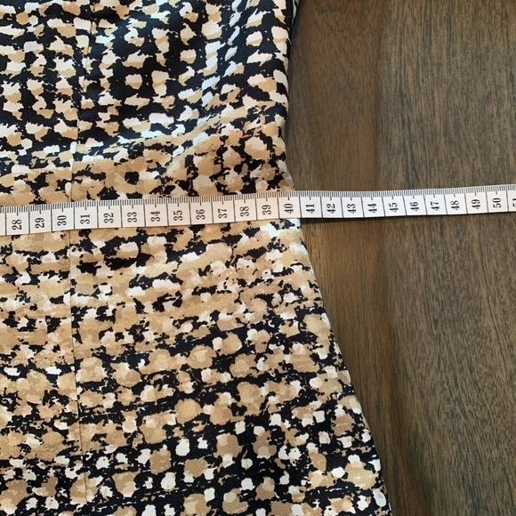 Brooks Brothers Dress 100% Silk Size 2 Short Sleeves Lined Midi Abstract Print. - Picture 8 of 16